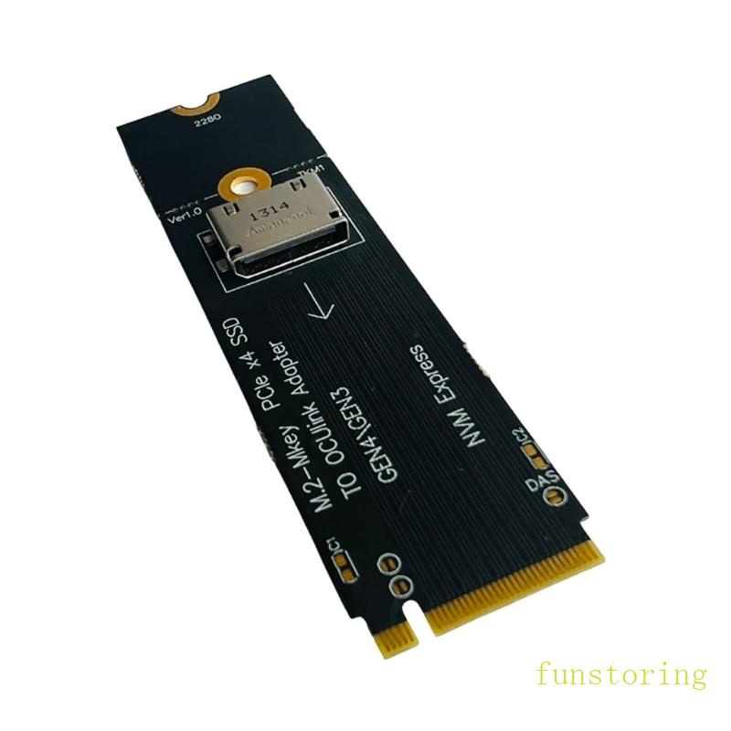 การ์ดอะแดปเตอร์ PCIe เป็น U 2 OCUlink SFF-8612 สําหรับ 2 5in NVME U 2 ...