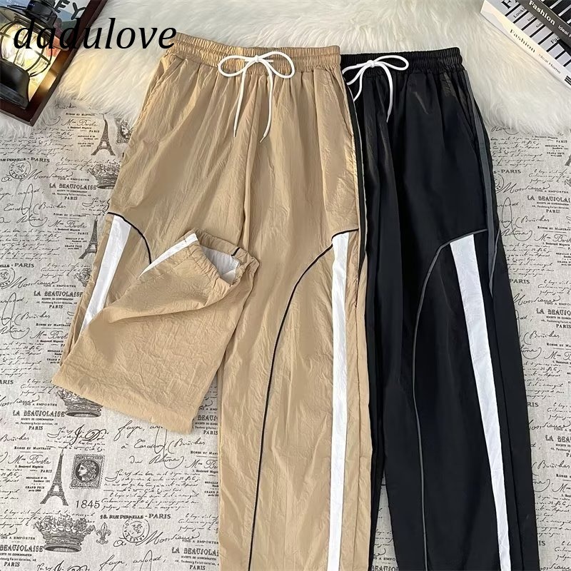 dadulove-new-american-ins-high-street-retro-sports-casual-pants-niche-high-waist-wide-leg-pants-large-size-trousers