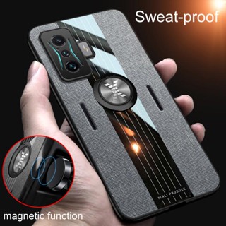 เคสมือถือ แบบแข็ง พร้อมแหวนแม่เหล็ก หรูหรา สําหรับ Xiaomi POCO F4 GT Xiaomi POCO F4 GT