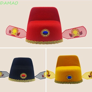 หมวกคอสเพลย์ DAMAO Number One Scholar สีดํา แบบเรียบง่าย สไตล์จีนโบราณ สําหรับผู้หญิง