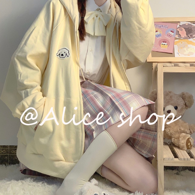 alice-เสื้อผ้าผู้ญิง-แขนยาว-เสื้อฮู้ด-คลุมหญิง-สไตล์เกาหลี-แฟชั่น-high-quality-สไตล์เกาหลี-stylish-fashion-wwy239033s-36z230909