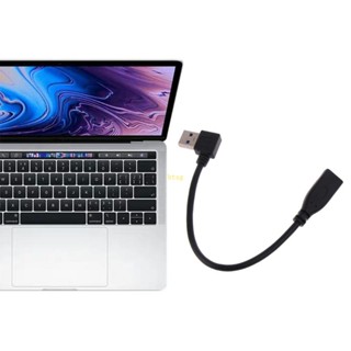 Bt 5Gbps Usb3 0 To Type-C Bus Usb3 1 To Usb-A Elbow สายชาร์จแปลงข้อมูล 20 ซม. 7 87 นิ้ว