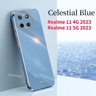 เคสโทรศัพท์มือถือ ซิลิโคนนิ่ม กันกระแทก 6D หรูหรา สําหรับ Realme 11 4G 2023 Realme11 11Realme Realme 11 4G NFC 5G