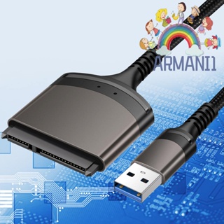 [armani1.th] สายเคเบิลเชื่อมต่อคอมพิวเตอร์ USB 3.0 Type C เป็น SATA 23 ซม. 1 Gbps สําหรับ SSD HDD 2.5 นิ้ว