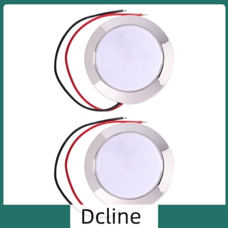 [Dcline.th] โคมไฟโดม LED 1.8W IP65 12V 24 SMT กันน้ํา สําหรับคาราวาน รถบ้าน เรือ