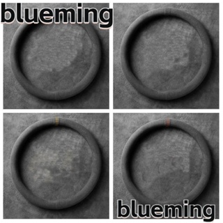 Blueming2 ปลอกหุ้มพวงมาลัยรถยนต์ หนังนิ่ม แบบยืดหยุ่น ไม่ด้านใน สําหรับตกแต่งภายในรถยนต์