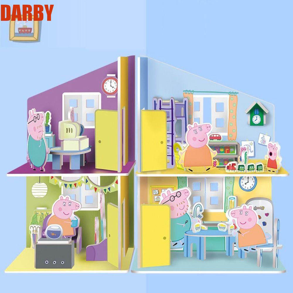 darby-จิ๊กซอว์ตัวต่อ-รูปรถหมู-3d-ของเล่นเสริมการเรียนรู้-สําหรับครอบครัว-เรือ-ห้องครัว-ห้องนั่งเล่น-diy