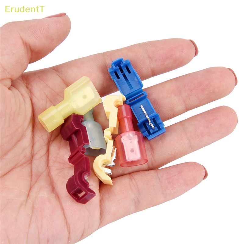 erudentt-ใหม่-ชุดขั้วต่อสายไฟ-t-tap-ตัวผู้-ตัวเมีย-ฉนวนกันความร้อน-เชื่อมต่อเร็ว-60-ชิ้น-ใหม่