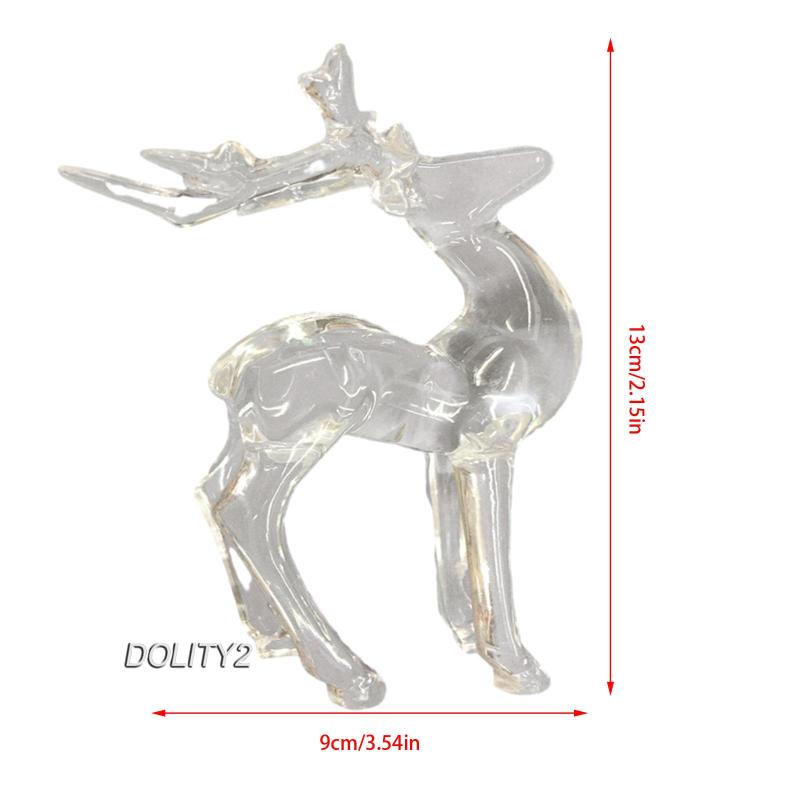 dolity2-รูปปั้นกวางอะคริลิค-สําหรับตกแต่งบ้าน-ออฟฟิศ-โต๊ะข้างเตียง-ห้องน้ํา-ชั้นวางหนังสือ