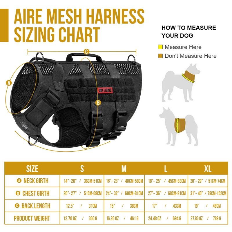 onetigris-aire-mesh-harness-dog-harness-ชุดระบายอากาศง่าย-5สี-dg-gbx24a