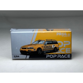 🔺Nissan Stagea R34 Pennzoil Scale 1:64 ยี่ห้อ Poprace