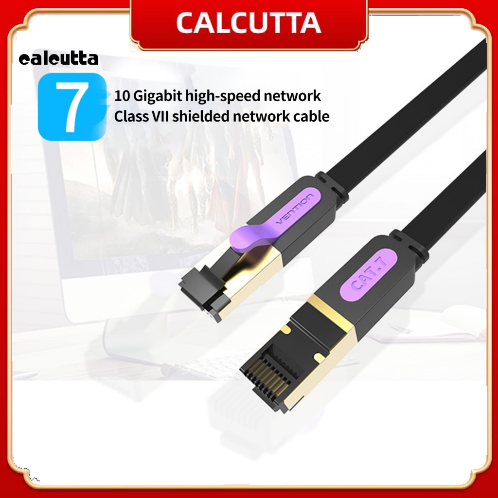 [calcutta] Cat 7 สายเคเบิลอีเธอร์เน็ต ความเร็วสูง 10Gbps RJ45 อุปกรณ์