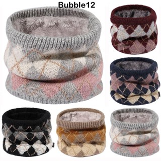 Bubble ปลอกคอผ้าถัก ลายสก๊อต กันความหนาว ให้ความอบอุ่น แฟชั่นสําหรับผู้ชาย และผู้หญิง