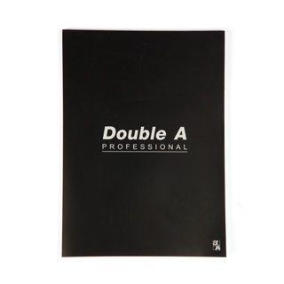 DOUBLE A สมุดรายงาน A4 70แกรม 50 แผ่น สีดำ