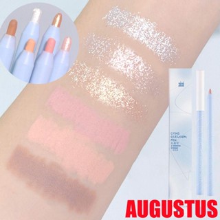 Augustus ดินสอเขียนขอบตา อายไลเนอร์ ไฮไลท์ เนื้อแมตต์ ติดทนนาน สีแชมเปญ ประกายมุก สําหรับผู้หญิง