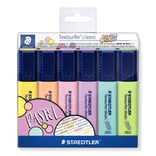 STAEDTLER ปากกาเน้นข้อความ 364 CWP6 คละสี (แพ็ค6ด้าม)