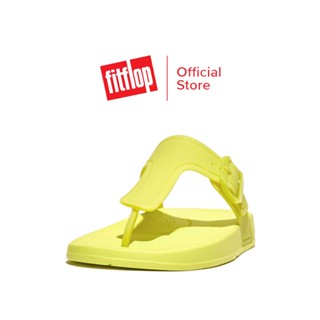 FITFLOP IQUSHION GLOW-IN-THE-DARK รองเท้าแตะผู้หญิง รุ่น GO4-A74 สี YELLOW