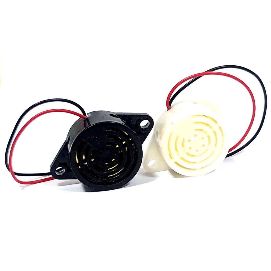 Cicalino Elettronico Futheda SFM-27 – 2 Pezzi, 3-24 V, 12 MA, Suono Intermittente 95dB, Per Allarmi E Segnalazioni