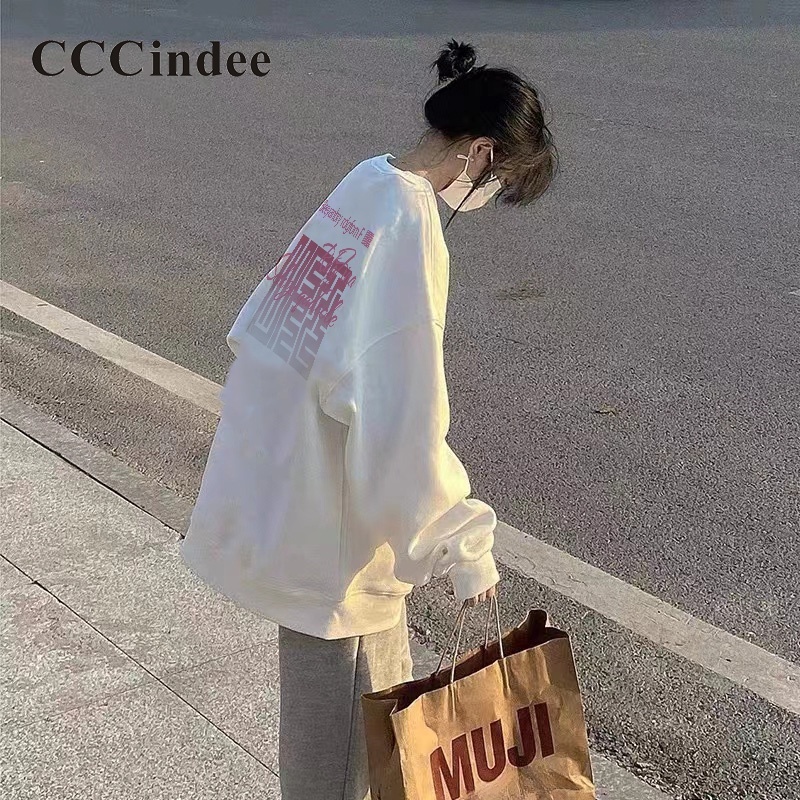 cccindee-ใหม่-เสื้อกันหนาวลําลอง-แขนยาว-คอกลม-ทรงหลวม-สีตัดกัน-แฟชั่นสําหรับสตรี-2023