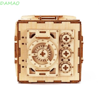 Damao ชุดกล่องไม้ใส่เหรียญ 3D DIY เพื่อความปลอดภัย สําหรับวัยรุ่น