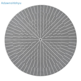 Adhyu แผ่นตาข่ายซิลิโคน ทรงกลม สีขาว สําหรับนึ่งเกี๊ยว ซาลาเปา