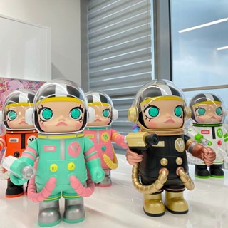 【ของแท้】POPMART Mega ตุ๊กตาฟิกเกอร์ Space Molly Return Series 400% ของขวัญ สําหรับตกแต่ง