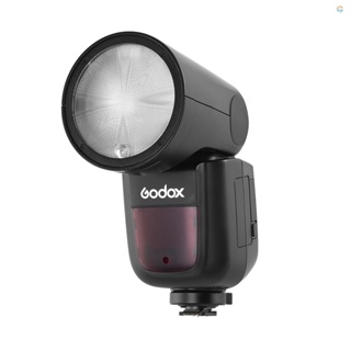 {Fsth} Godox V1S Professional Camera Flash Speedlite Speedlight Round Head Wireless 2.4G Fresnel Zoom Compatible with  a7RII a7R a58 a99 ILCE6000L a7RIII a7R3 a9 a77II a77 a350