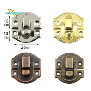 Amonghot&gt; กลอนล็อก เหล็ก สไตล์โบราณ สําหรับล็อกกล่องเครื่องประดับ กระเป๋าเดินทาง 10 ชิ้น
