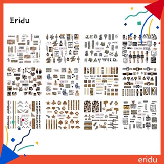 [ER] สติกเกอร์ ลายเสือ มีกาวในตัว ติดทนนาน สําหรับติดตกแต่งเล็บ