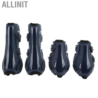 Allinit 4Pcs/Set Horse Leg Protection Boots PU Thickened Protect HOT