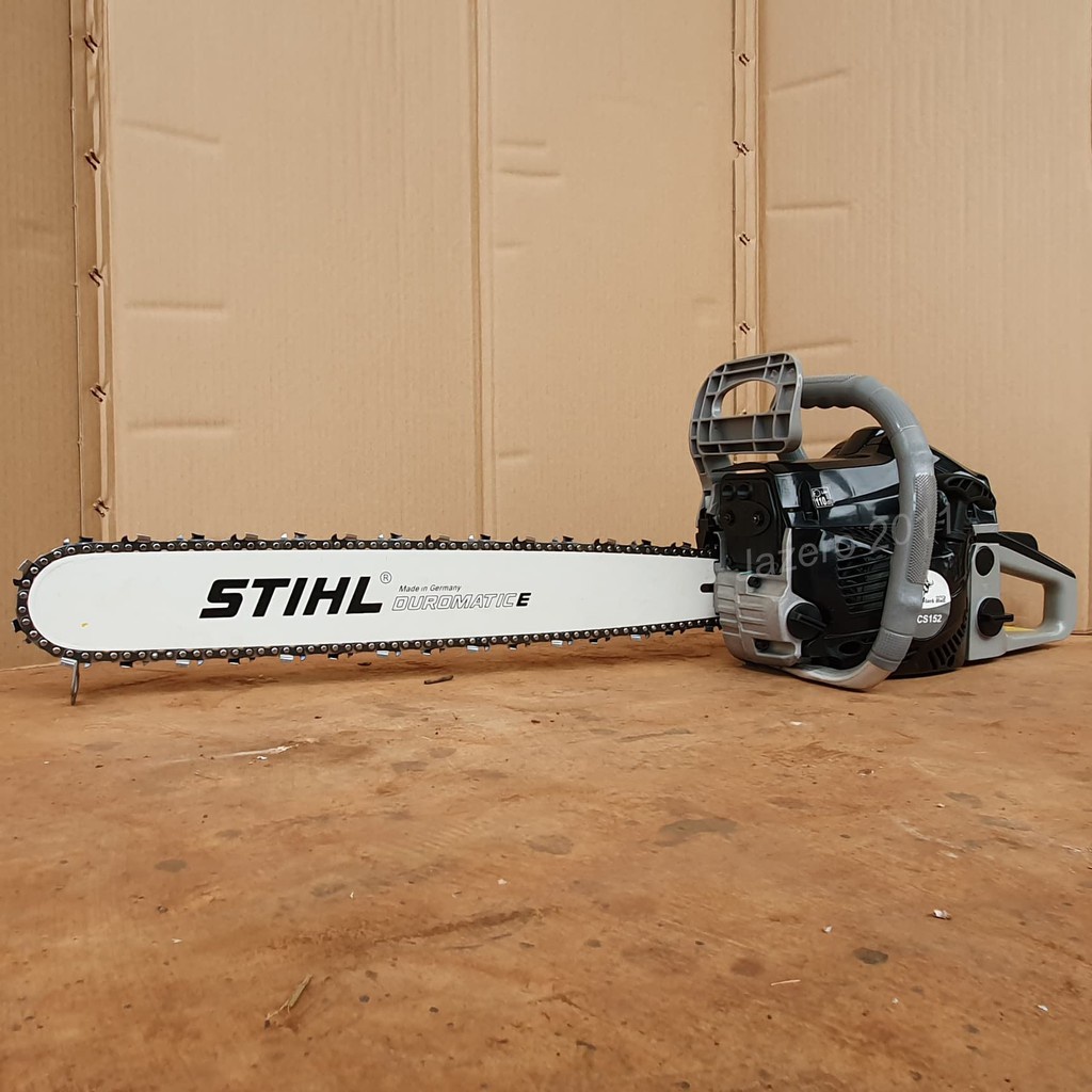 เลื่อยยนต์-เครื่องตัดไม้-black-bull-กระทิงดำ-พร้อมบาร์โซ่-stihl-22-นิ้ว-แท้