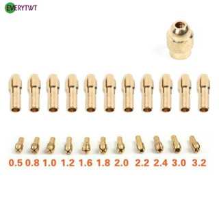 ⭐NEW ⭐Brass Chuck 12pcs Collet M8*0.75 Rotary Toolholding Equipment Accessory