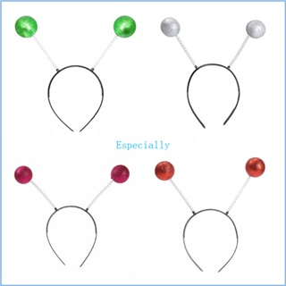 Esp ที่คาดศีรษะ เสาอากาศเอเลี่ยน เมทัลลิก เมทัลลิก ฮาโลวีน ETHeadband