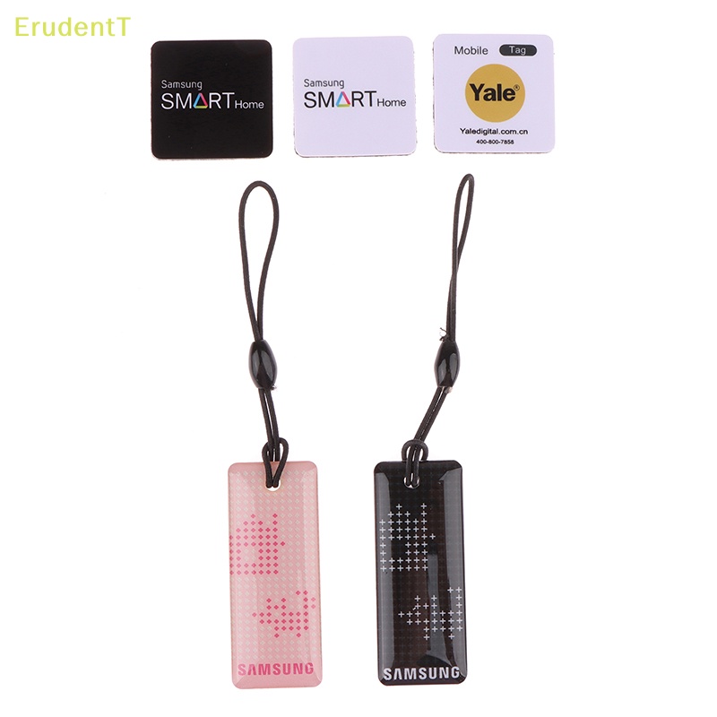 erudentt-พวงกุญแจอิเล็กทรอนิกส์-สแกนลายนิ้วมือ-nfc-rf-13-56mhz-ic-card-ใหม่