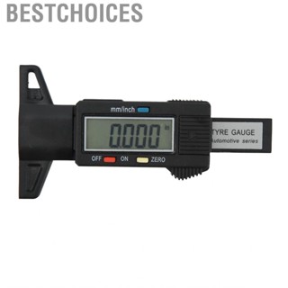 Bestchoices Digital Tread Depth Gauge Portable 25mm Range 0.01mm Resolution Clear Display