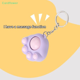 &lt;Cardflower&gt; พวงกุญแจลูกปัด จี้กรงเล็บแมว ไอออน ขนาดเล็ก ของเล่นสําหรับนวดคอ ข้อมือ และข้อมือ