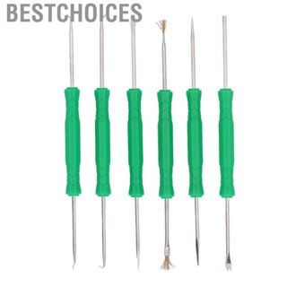 Bestchoices 6 Pcs Set Solder Assist Tool Double Sided Hardened Tip Ergonomically Professional Welding Auxiliary Tools Soldering Accessories