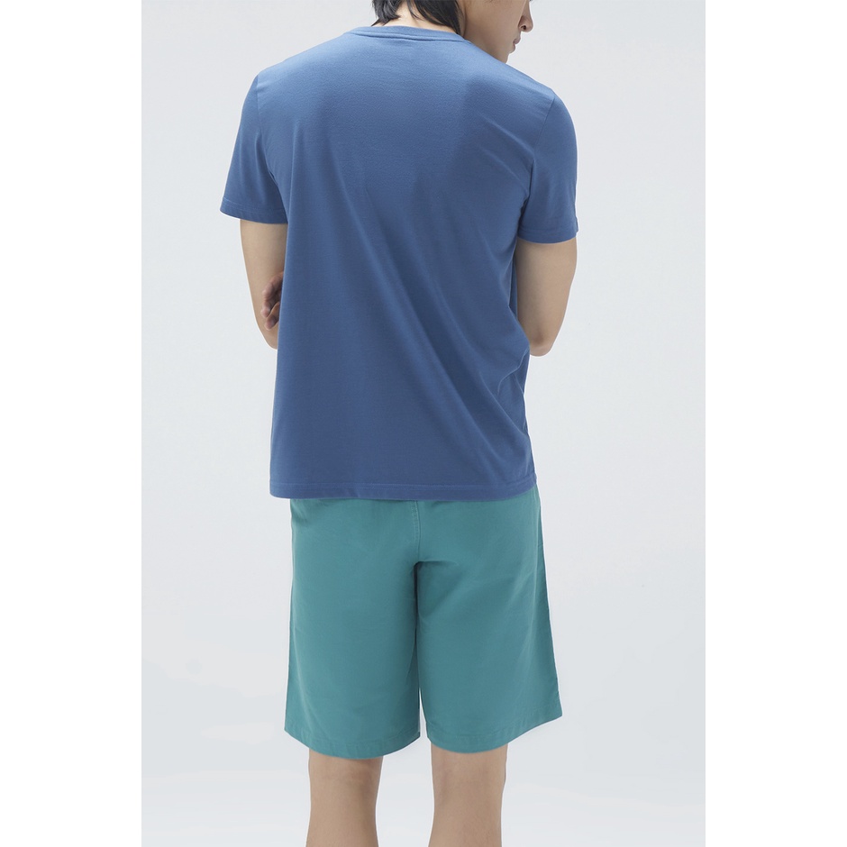 esp-เสื้อทีเชิ้ตเฟรนช์ชี่คอกลม-ผู้ชาย-สีน้ำเงินเข้ม-crew-neck-frenchie-tee-shirt-03853