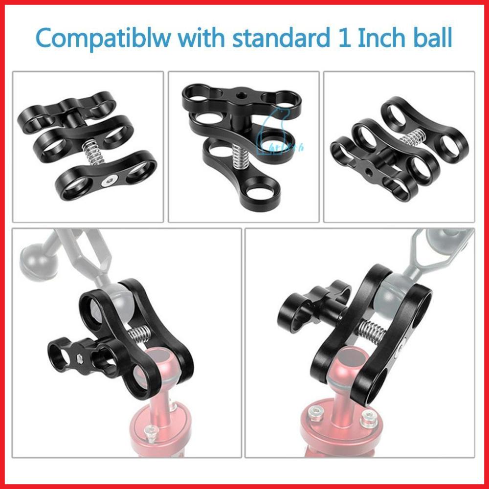 Reliable 1 Inch Ball Clamp for Underwater Light Arm Tray Scuba Diving