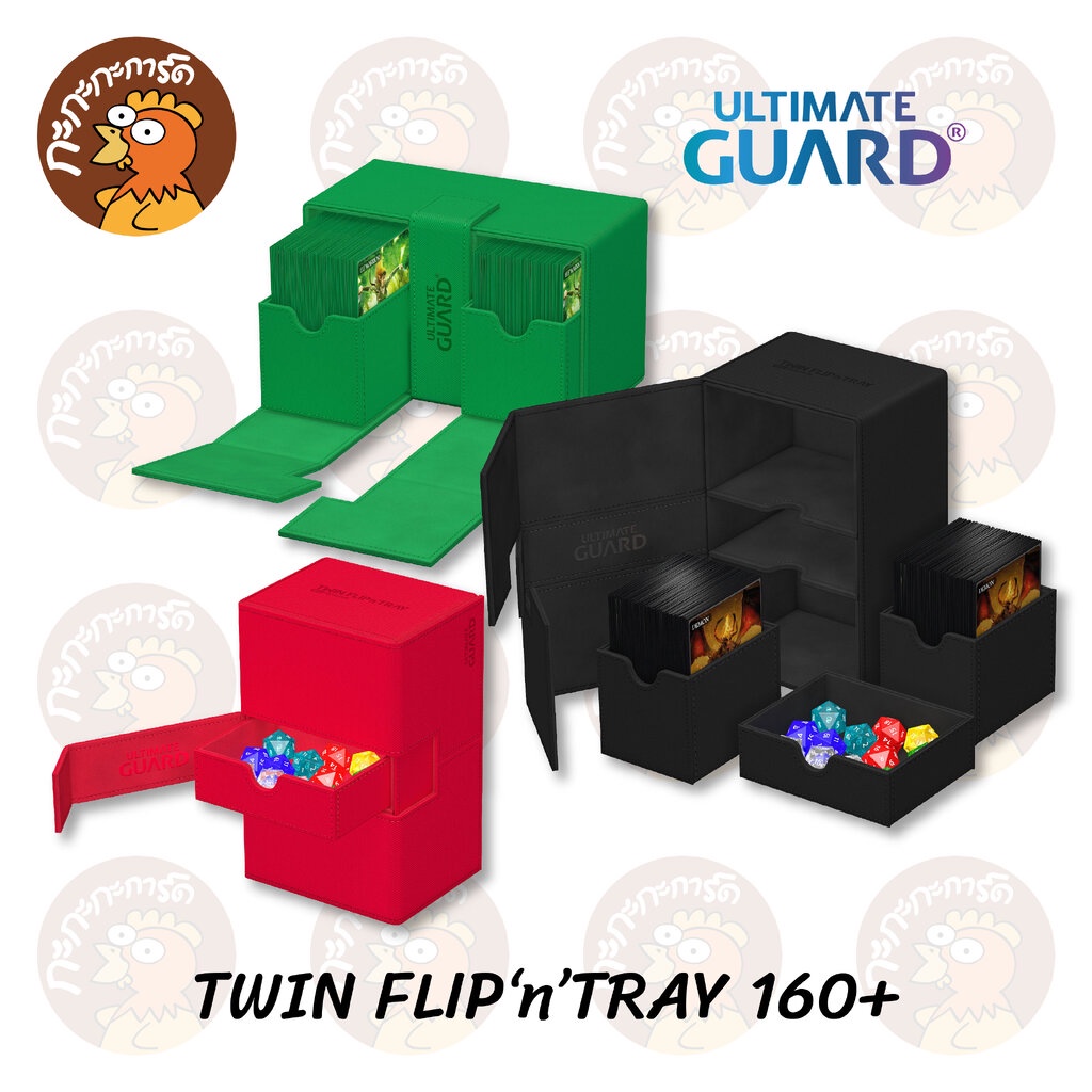 Ultimate Guard Twin Flip`n`Tray 266 Xenoskin Grigio - Foto 9