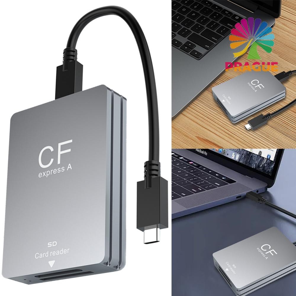 2 in 1 CFexpress Type A SD Card Reader CFexpress Card Adapter Dual-Slot ...