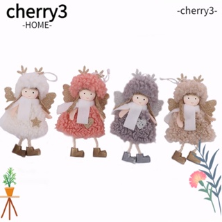 Cherry3 จี้ตุ๊กตาแกะ ผ้าวูลน่ารัก สําหรับตกแต่งบ้าน เทศกาลคริสต์มาส 2 ชิ้น