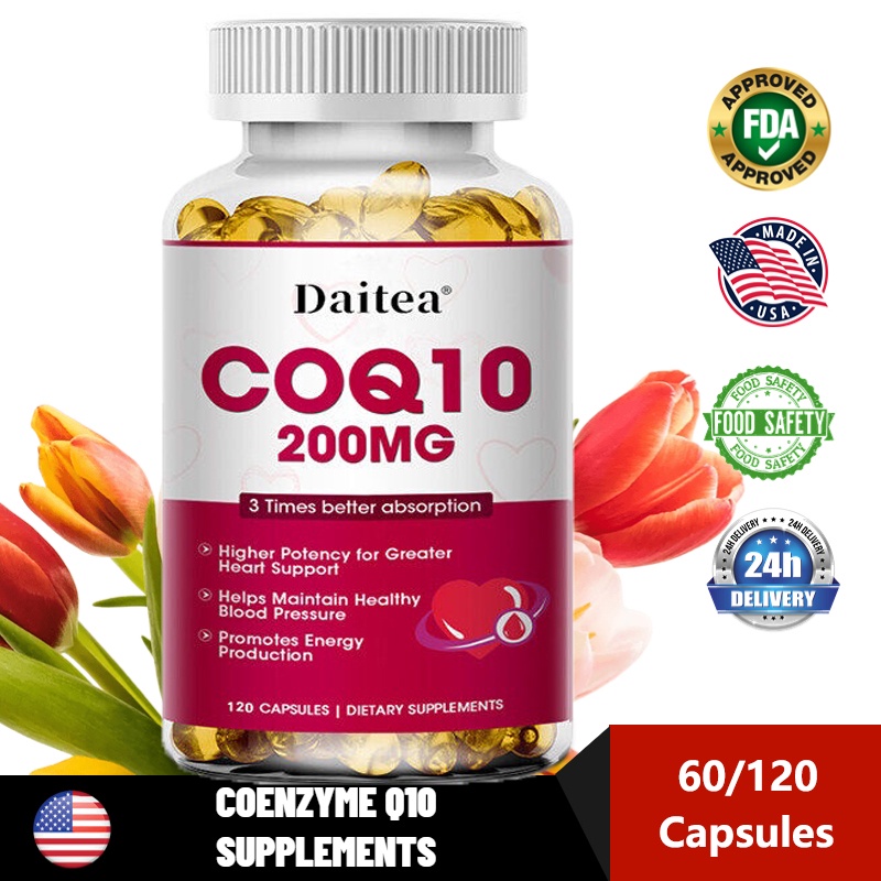 CoQ10 200mg Heart Protection Prevent heart failure 120softgels
