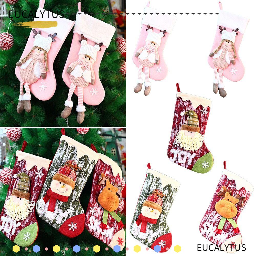eutus-ถุงเท้าแขวน-ลายซานตาคลอส-ต้นคริสต์มาส-สําหรับแขวนตกแต่งต้นคริสต์มาส