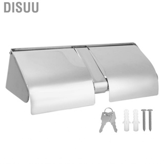 Disuu Toilet Paper Holder 304 Stainless Steel Wall Mounted With Lock and Cover  Bathroom Roll Tissue hot