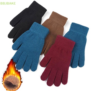 [FSBA] ใหม่ ถุงมือผ้าแคชเมียร์ถัก แบบเต็มนิ้ว ให้ความอบอุ่น แฟชั่นฤดูใบไม้ร่วง ฤดูหนาว สําหรับผู้ชาย ผู้หญิง เล่นสกี KCB