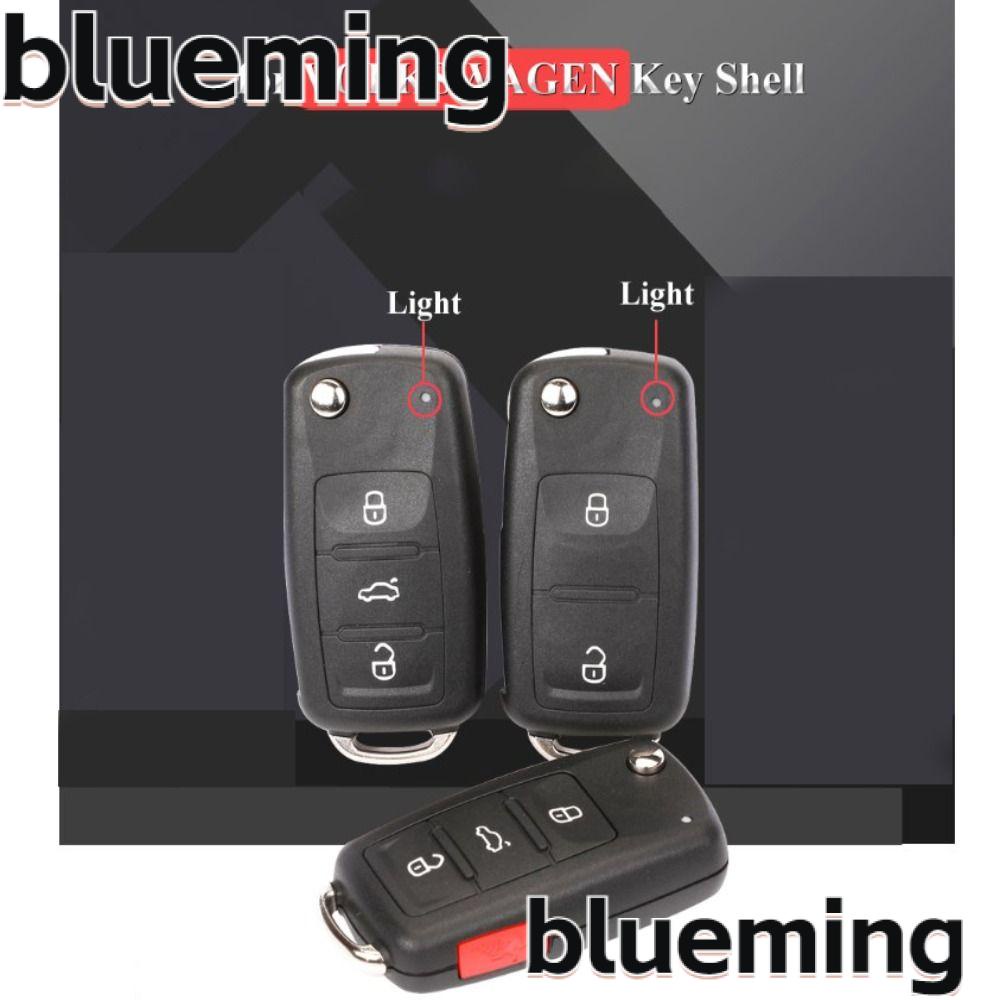 blueming2-รีโมตกุญแจรถยนต์-abs-พับได้-คุณภาพสูง-ไม่มีชิป-2-3-4btn-แบบเปลี่ยน-สําหรับรถยนต์-vw