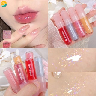 ลิปสติก ลิปกลอส เนื้อเหลว โปร่งแสง ให้ความชุ่มชื้น กันน้ํา ติดทนนาน 6 สี สําหรับทุกสภาพผิว
