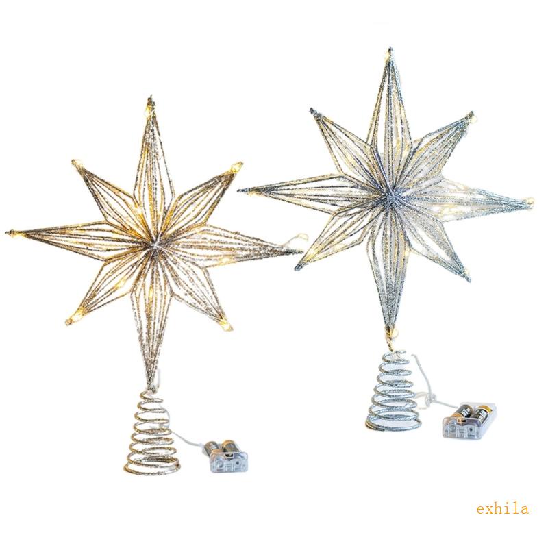 exhila-โคมไฟ-led-รูปดาว-สําหรับตกแต่งต้นคริสต์มาส