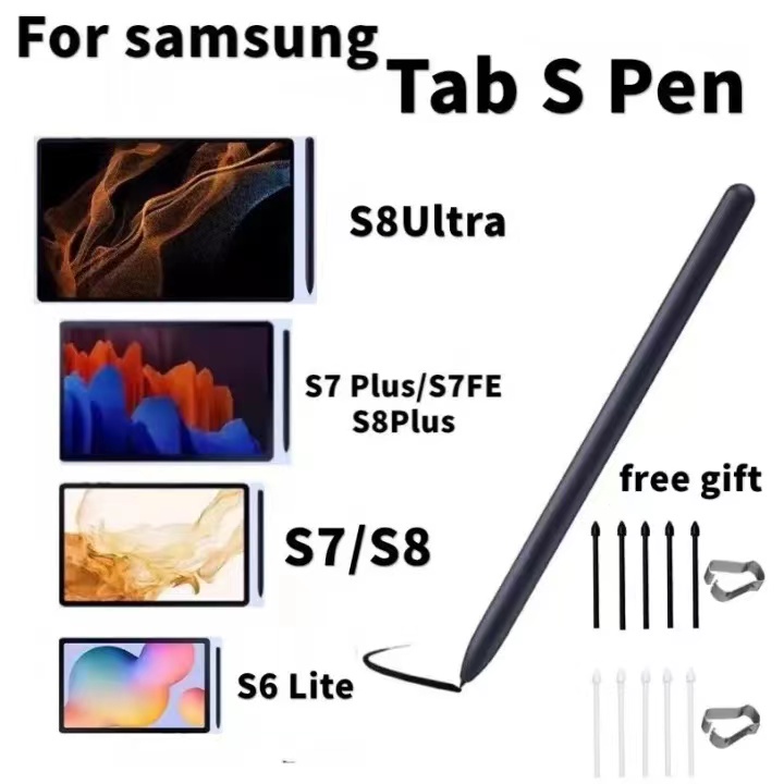 Galaxy Tab S6/S7 Lite S7+/S8+ ปากกา Stylus Galaxy Tab S6 แท็บเล็ต Stylus เปลี่ยน Touch Pen